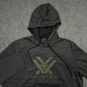 Vortex Optics Hoodie Mens 2XL Gray Space Dye Performance Core Logo Pullover